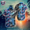 Sunset Palms LA Dodgers Hawaiian Silhouette Shirt