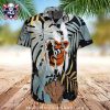 Orioles Tropical Sunrise Stripe And Emblem Hawaiian Shirt