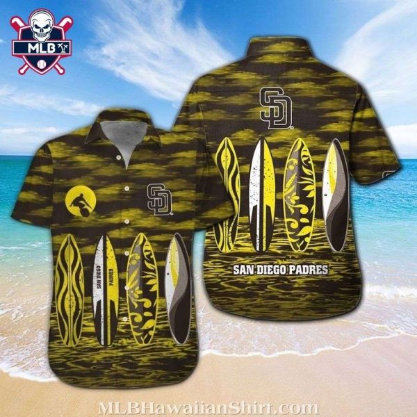 Surf’s Up – San Diego Padres MLB Wave Rider Hawaiian Shirt