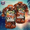 Vivid Orange Skyline SF Giants Hawaiian Shirt – Giants Tropical Hawaiian Shirt