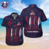 Personalized Tropical Red St. Louis Cardinals Baseball Hawaiian Shirt