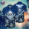 Tampa Bay Rays Geometric Freeze Aloha Shirt