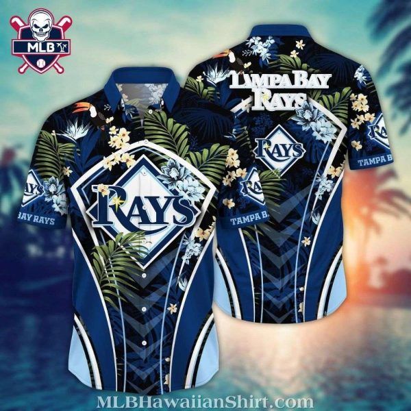 Tampa Bay Rays Exotic Bird Of Paradise Hawaiian Shirt