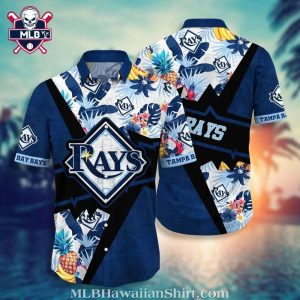 Tampa Bay Rays Exotic Pineapple Tropical Hawaiian Shirt