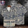 White And Blue Hibiscus Flower NY Yankees Hawaiian Shirt