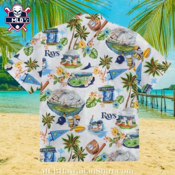 Tampa Bay Rays Nautical Explorer Hawaiian Shirt