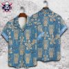 Tampa Bay Rays Floral Wave Aloha Shirt