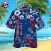 Sunset Palms Silhouettes Texas Rangers Hawaiian Shirt