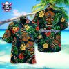 Tropical Dusk LA Dodgers Silhouette Hawaiian Shirt