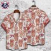 Tropical Birds And Palms Cincinnati Reds Fan Aloha Shirt