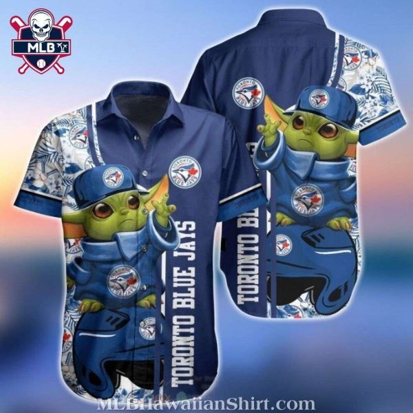 Toronto Blue Jays Galactic Yoda Baseball Hawaiian Shirt