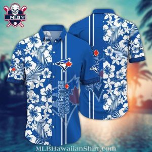 Toronto Blue Jays Hibiscus Harmony Blue Aloha Shirt