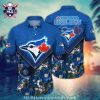 Toronto Blue Jays Skeleton Dance Party Hawaiian Shirt