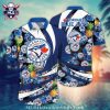 Chicago White Sox Large White Hibiscus Flowers Hawaiian Shirt