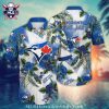 Toronto Blue Jays Pineapple And Floral Patchwork Tropical Shirt