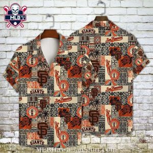 Tribal Tapestry SF Giants Logo Hawaiian Shirt – Giants Tropical Shirt