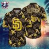 Summer Citrus Swirl – San Diego Padres Vibrant MLB Hawaiian Shirt