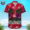 Tiki Totem Reds Spirit MLB Cincinnati Reds Aloha Shirt