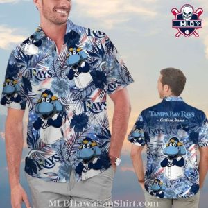 Tropical Blue Birds Tampa Bay Rays Hawaiian Shirt