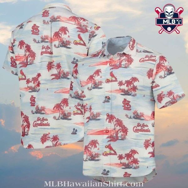 Tropical Coconut Island – St. Louis MLB Hawaiian Shirt