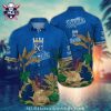 Pastel Botanicals Kansas City Royals Hawaiian Shirt