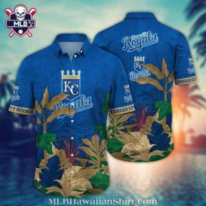 Tropical Flora Kansas City Royals Hawaiian Shirt