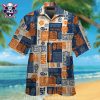 Vibrant Floral Detroit Tigers Aloha Shirt With Stripe Accents