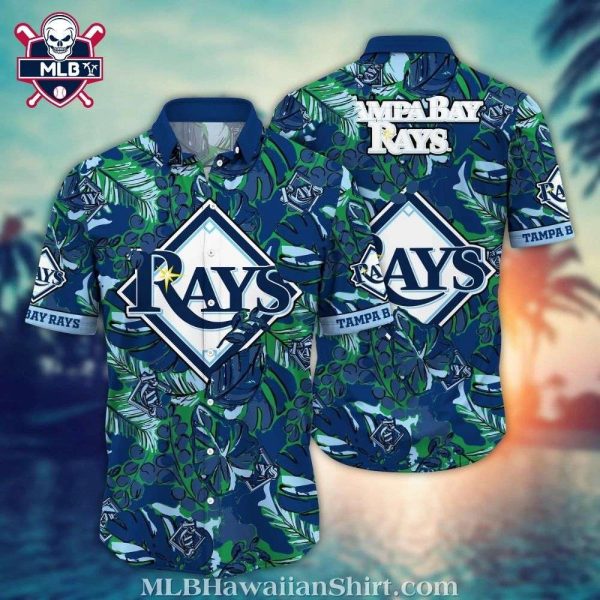 Tropical Leaf Tampa Bay Rays Hawaiian Shirt