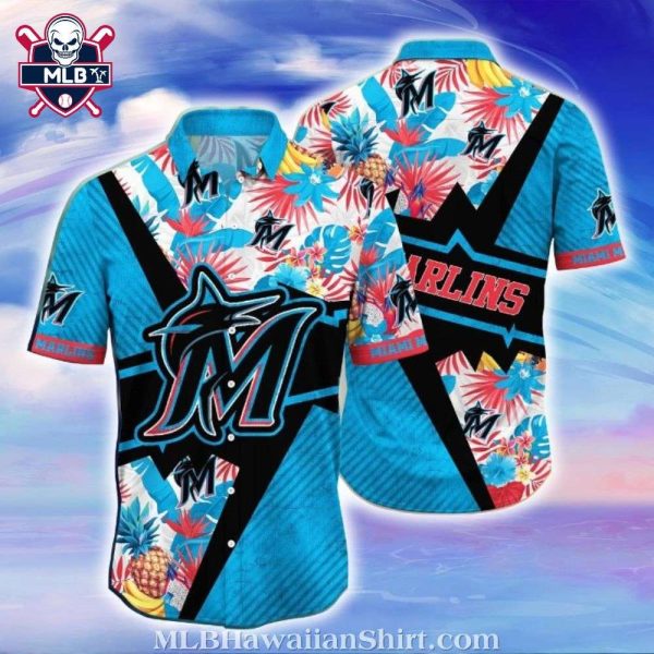 Tropical Marlins Fiesta – Miami Marlins Aloha Shirt