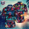 Houston Astros Vibrant Tropical And Wave Pattern Hawaiian Shirt