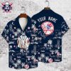 Surfboard Graphics MLB NY Yankees Hawaiian Shirt