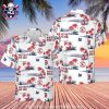 Red Sox Island Life Repeat Print Tropical Hawaiian Shirt