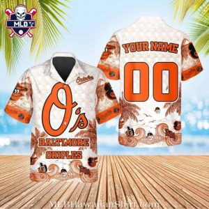 Tropical Palm Tree Orioles Hawaiian Shirt – Bring The Beach To Baltimore