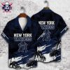 Tropical Night NY Yankees Aloha Shirt – Midnight Palms And NY Monogram