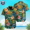 Sunset Palms – San Diego Padres Evening Beach MLB Aloha Shirt