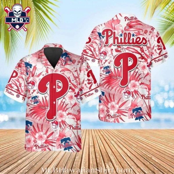 Tropical Pink Flair – Philadelphia Phillies Hawaiian Shirt