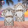 Surf’s Up San Francisco Giants Hawaiian Shirt – Vintage Car And Palm Print