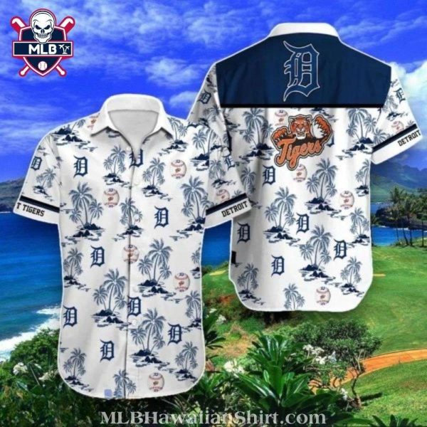 Tropical Retreat Detroit Tigers Hawaiian Shirt