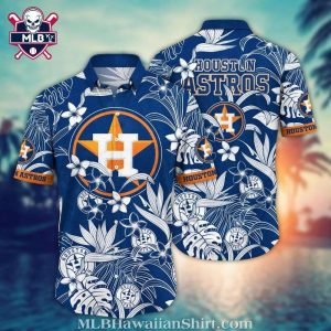 Tropical White Floral Houston Astros Hawaiian Shirt