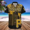 Tropical Flowers And Helmet Pittsburgh Pirates Hawaiian Shirt