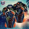 Tropical Iconography Detroit Tigers Hawaiian Shirt