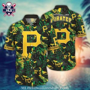 Vibrant Greenery Pittsburgh Pirates Hawaiian Shirt – MLB Jungle Pitch