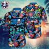 Tropical Twilight LA Dodgers Button-Down Shirt – Sunset MLB Silhouette