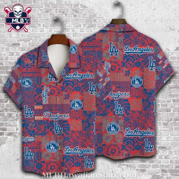 Vibrant Tribal LA Dodgers Aloha Spirit Shirt