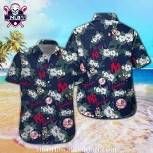 Vintage Baseball NY Yankees Hawaiian Shirt