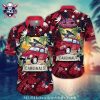 Vibrant Floral St Louis Cardinals Red Aloha Shirt