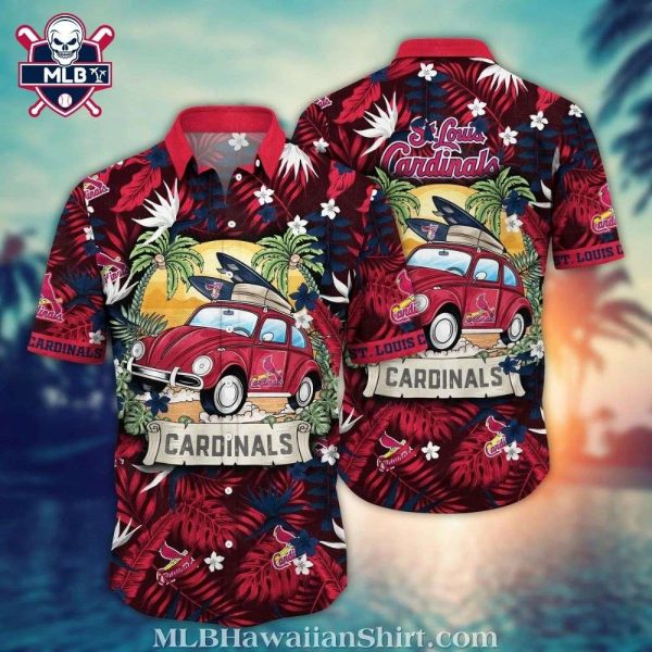 Vintage Cardinals Roadtrip MLB Hawaiian Shirt