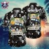 Wave And Dolphin Graphics Chicago White Sox Hawaiian Shirt