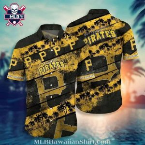 Vintage Sunset Pittsburgh Pirates Hawaiian Shirt