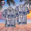 Tropical Palm And Hibiscus Flower NY Yankees Hawaiian Shirt